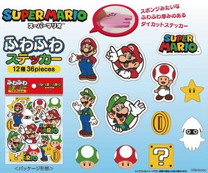 スーパーマリオ　ふわふわステッカー
