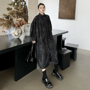 u25287 レディース ワンピース 2024夏秋新作 ロングワンピース 長袖  ファッション タイダイ染め