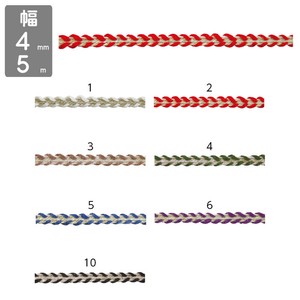 【4mm×5m】　リネンコードヘム