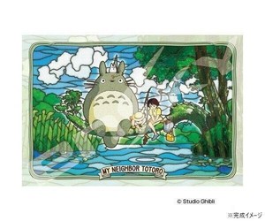 300-AC034 アートクリスタルジグソーパズル となりのトトロ なにが釣れるかな