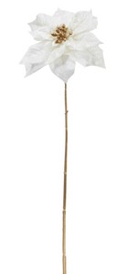 【造花】【クリスマス】【アーティフィシャルフラワー】AX60622　グリッターポインセチア