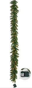 【クリスマス】【新商品】【ガーランド】AX60725　パインガーランド（35球LED常点ライト付）