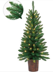 【クリスマス】【新商品】AX60728　ミックスパインツリー（70球LED常点ライト付）（ポット付）