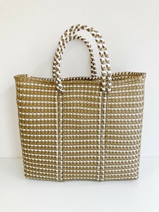 【再入荷】手編みのメルカドバッグ・DOT（M）