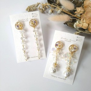 Pierced Earrings Gold Post