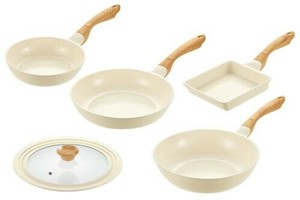 フライパン20cm&フライパン26cm&玉子焼15×18cm&いため鍋28cm(兼用ガラス蓋・ターナー付) VLIH-2500S