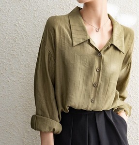 Button Shirt/Blouse Ladies fashion