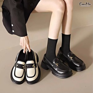 厚底ローファー ラウンドトゥ レトロカジュアル  【2024AW】  WU3126