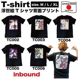 【お土産】和柄Tシャツ浮世絵シリーズ　お土産　インバウンド向け