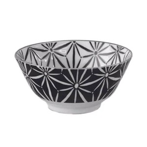 Mino ware Donburi Bowl Japanese Tableware Hemp Leaves 14cm Made in Japan