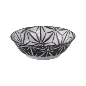 Mino ware Donburi Bowl Japanese Tableware Hemp Leaves 13.5cm Made in Japan