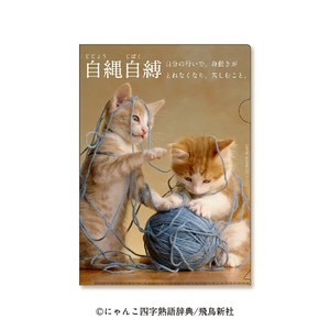 文件夹/笔记本 可爱 透明资料夹 猫