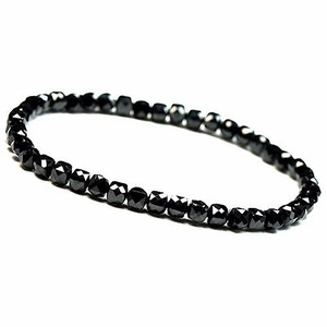 天然石手链 黑 森林 能量石 天然石 手链 4mm