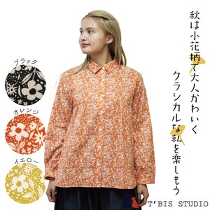 Button Shirt/Blouse Floral Pattern