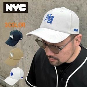 【NYC】6パネルキャップ NYCロゴ ベースボール 帽子 ストリート