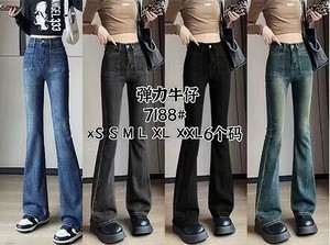 Denim Full-Length Pant Strench Pants