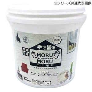 屋内用 手で塗る MORUMORU モルモル 12kg ホワイト