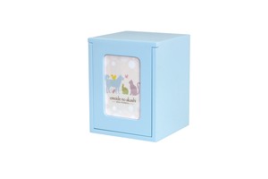 【ペット仏壇・ペット仏具】メモリアルBOX E ライトブルー H19cm