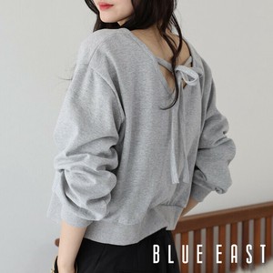 Sweatshirt Back Ribbon Sweatshirts Cut-and-sew [2024 NEW]