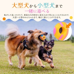 ペット用おもちゃ　転がると音が鳴る♪ サウンドボール