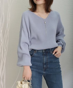 毛衣/针织衫 V领 针织套头衫