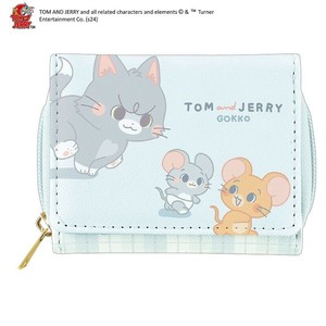 ■2024AW　新作■　トムとジェリー　三つ折り財布　ミント