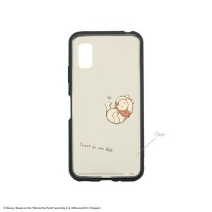 ディズニー IIIIfit Clear AQUOS wish3対応ケース くまのプーさん DNG-143PO