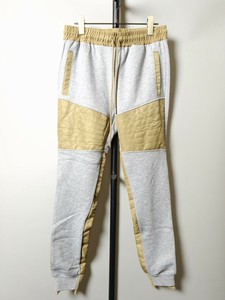 【セットアップ対応可能】フレンチテリー×ナイロンツイル切替スリムパンツ