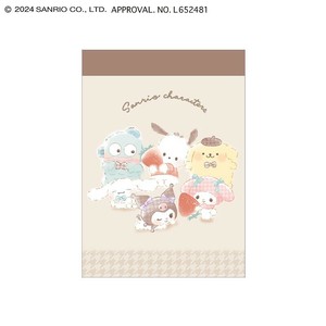 Memo Pad Sanrio Characters