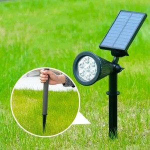 ソーラー芝生ランプ 樹脂 LEDライト 地挿  ガーデンアクセサリー   BQ5241