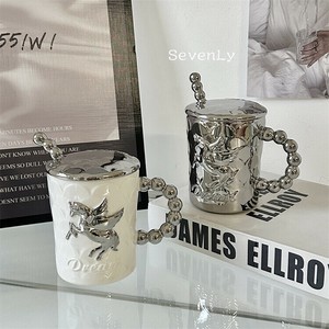 韓国ファッション コーヒースプーン コーヒーカップ 陶器「2024新作」