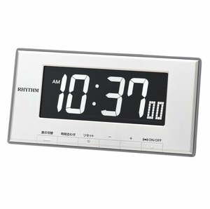 【特価品・35個セット】リズム時計製目覚まし時計 ルーク デジットD78 8RDA78SR03