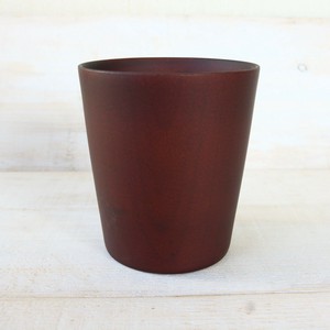 シンプル・イズ・ベスト！【simple！】wooden・木製フリーカップ　ダークブラウン