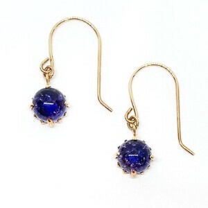 【Cheravir】K10YG ピアス アイオライト