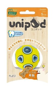 PLATZ プラッツ　犬用おもちゃ　unipod コスモス S イエロー　PZ72301