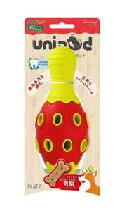 PLATZ プラッツ　犬用おもちゃ　unipod ボウリング レッド　PZ72331
