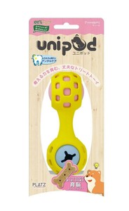 PLATZ プラッツ　犬用おもちゃ　unipod ダンベル イエロー　PZ72326
