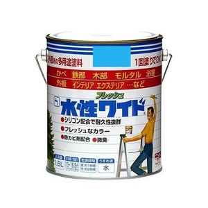 ニッペホームプロダクツ 水性フレッシュワイド 1.6L 14 セルリアンブルー