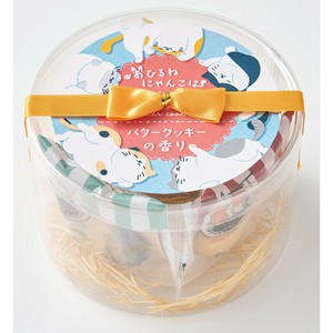 【猫モチーフ商品】ギフトボックスおひるねにゃんこ　5個セット