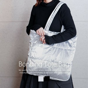 Tote Bag Quilt Metallic Pocket Multi-Storage