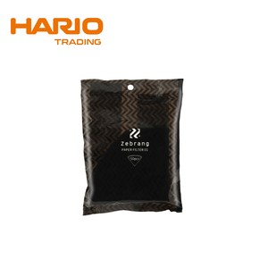 HARIO Zebrang V60 Paper Coffee Filter, Size 01, Cone Shape, White, Japan