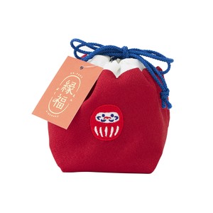 Pouch/Case Daruma Lucky Charm Small Case Made in Japan
