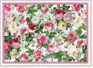 Postcard Roses Lame Die-cut