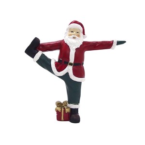 【10月中旬入荷予定】 ☆YOGAサンタ　P　一本足のポーズ