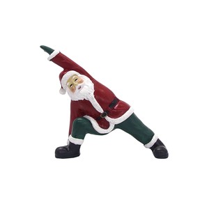 【10月中旬入荷予定】 ☆YOGAサンタ　J　体の脇を伸ばすポーズ