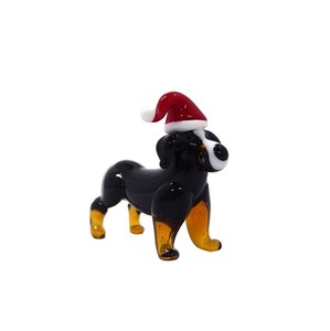 ☆ガラスクリスマス　ブラックドック
