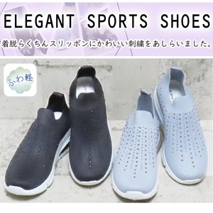 ミセスシューズ 靴 シューズ shoes スニーカー S M L LL ブラック グレー