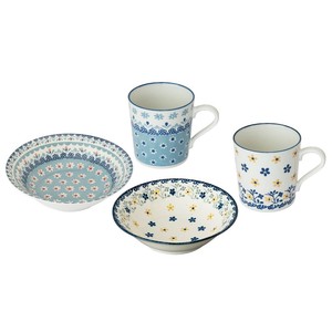 ポーリッシュ モーニング ボウル17cm ＆ マグカップ ペア 4点セット 【日本製】