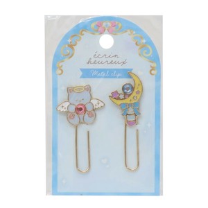 【文房具】ECRIN HEUREUX ストーン付クリップ エンジェル