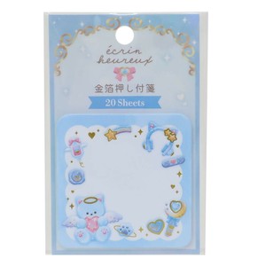 ECRIN HEUREUX 箔押し付箋 エンジェル